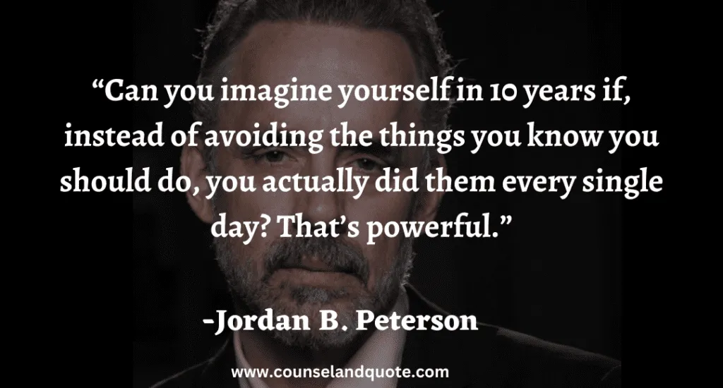 43 Can you imagine yourself in 10 years if, instead of avoiding the things you know you should do, you actually did them every single