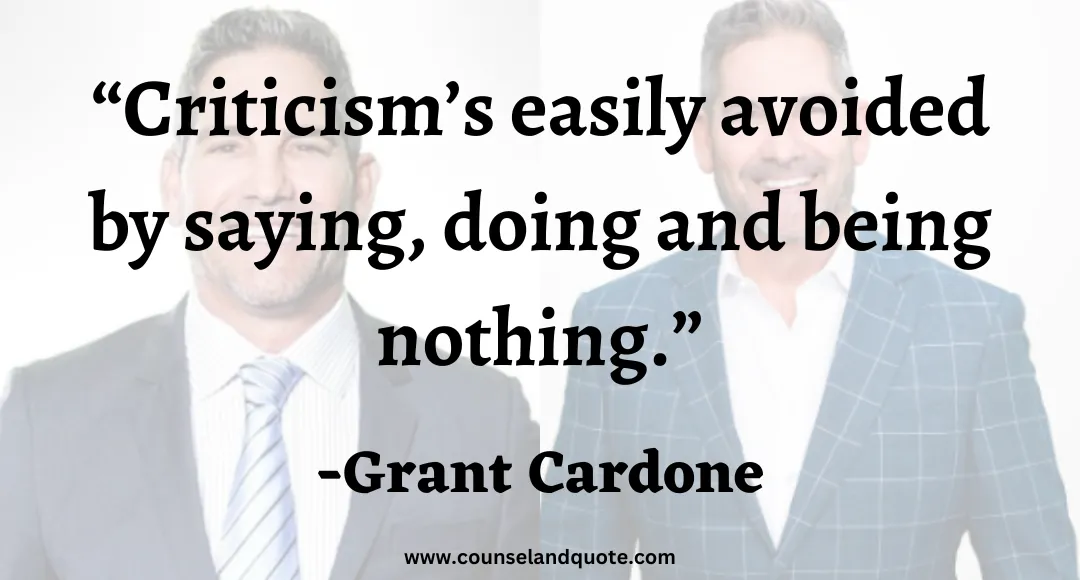 5 Criticism’s easily avoided by saying, doing and being nothing