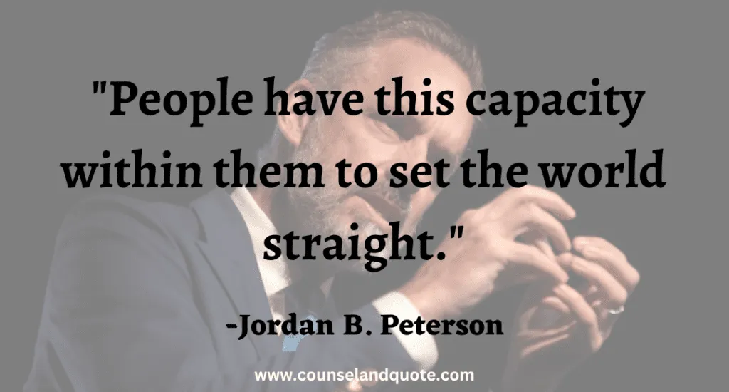 5 People have this capacity within them to set the world straight
