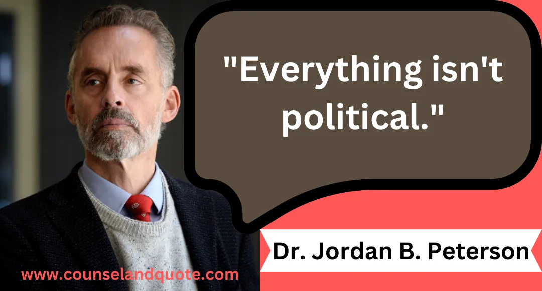 51 Everything isn't political.