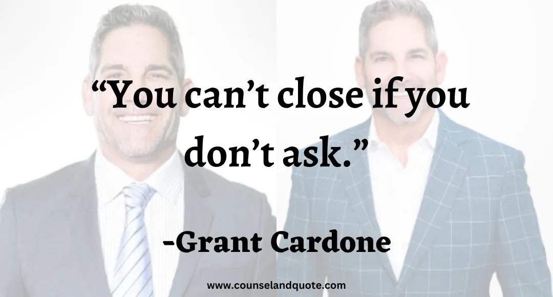 7 You can’t close if you don’t ask