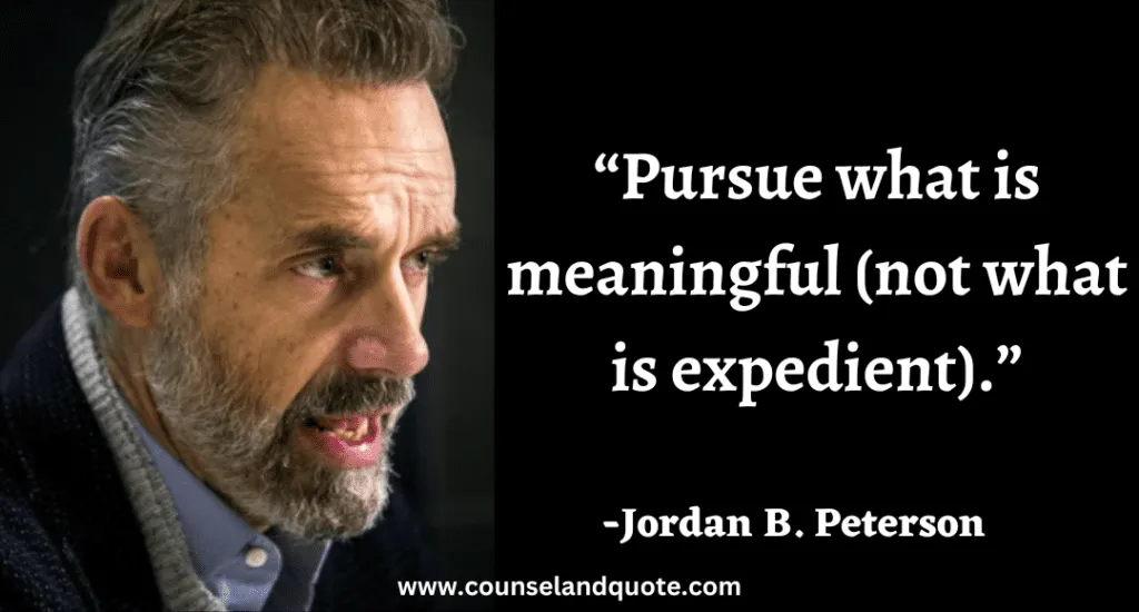 82 Pursue what is meaningful (not what is expedient).