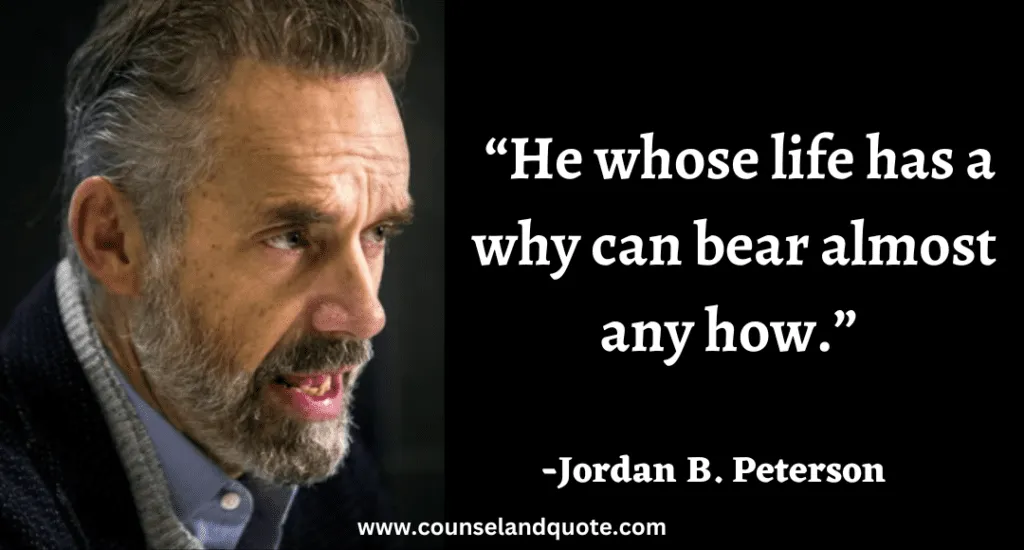 83 He whose life has a why can bear almost any how.