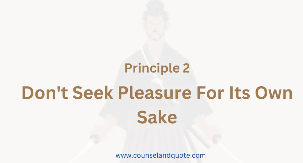Miyamoto Musashi Precept 2