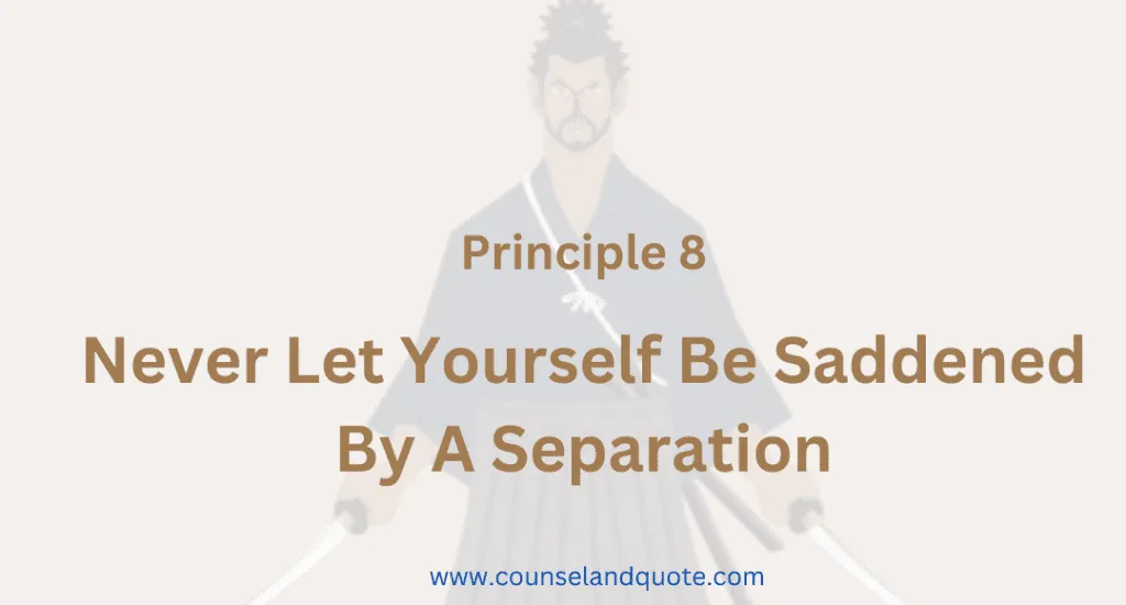 Miyamoto Musashi Precept 8