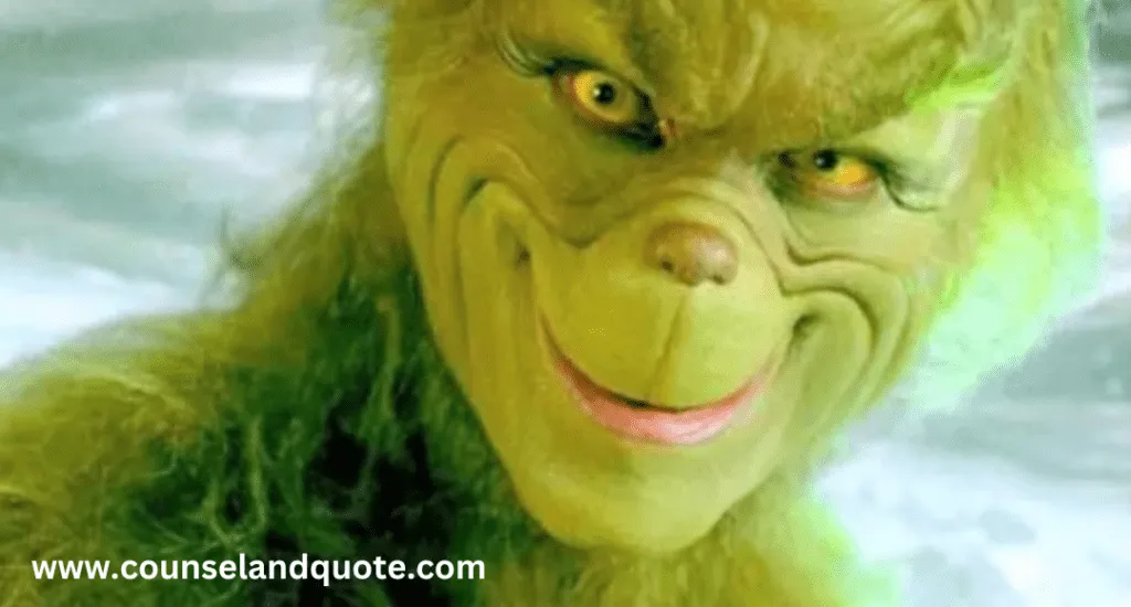 the famous grinchy face