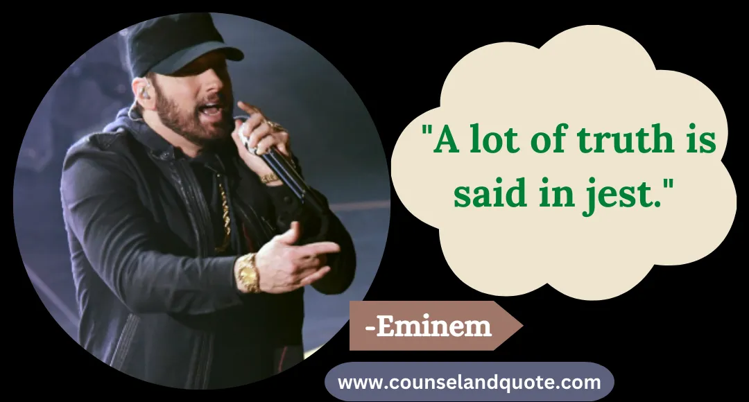 1 A lot of truth is said in jest.