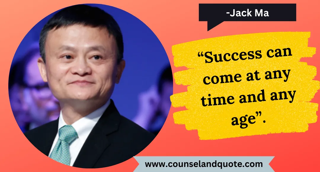 1 Success can come at any time and any age
