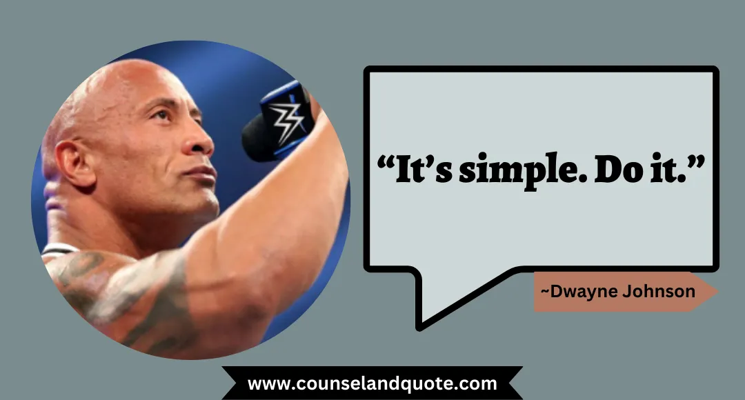 3 “It’s simple. Do it.”