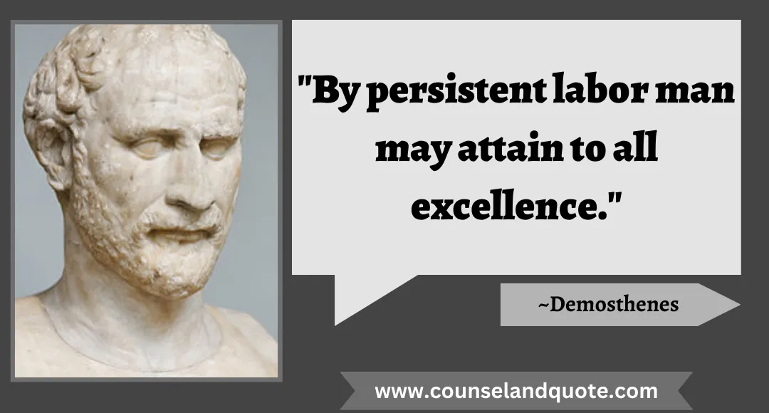 30 By persistent labor man may attain to all excellence.