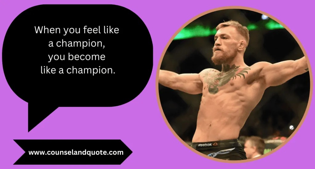 5- Feel like a champion