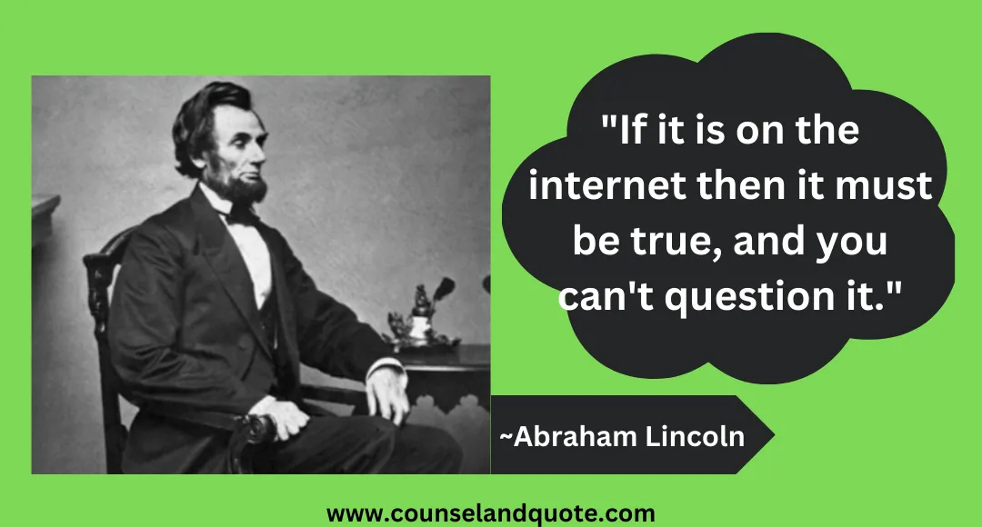 5 If it is on the internet then it must be true, and you can't question it.