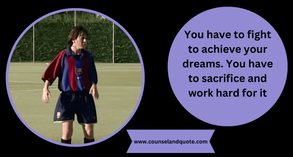1 Fight to achieve your dreams