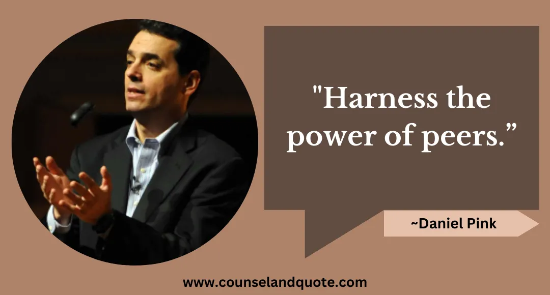 64 Harness the power of peers.”
