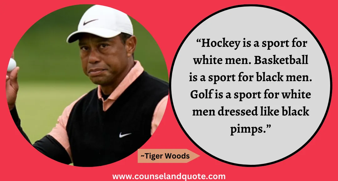 67 “Hockey is a sport for white men