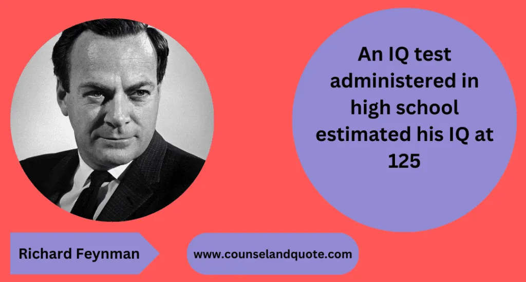 IQ Level Richard Feynman