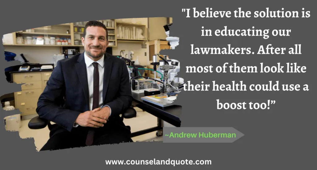 10 I believe the solution is in educating our lawmakers