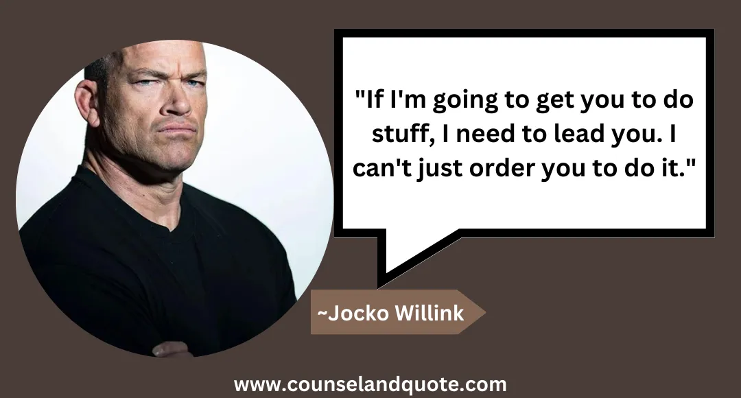 12 If I'm going to get you to do stuff, I need to lead you. I can't just order you to do it.