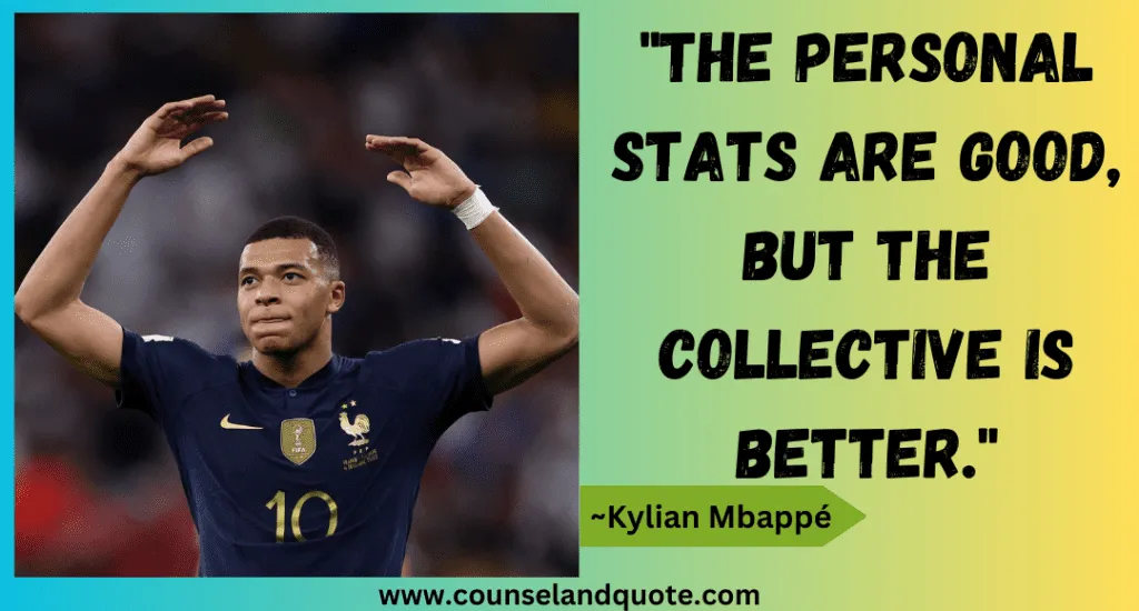 19 The Personal Stats Are Good But The Collective Is Better.