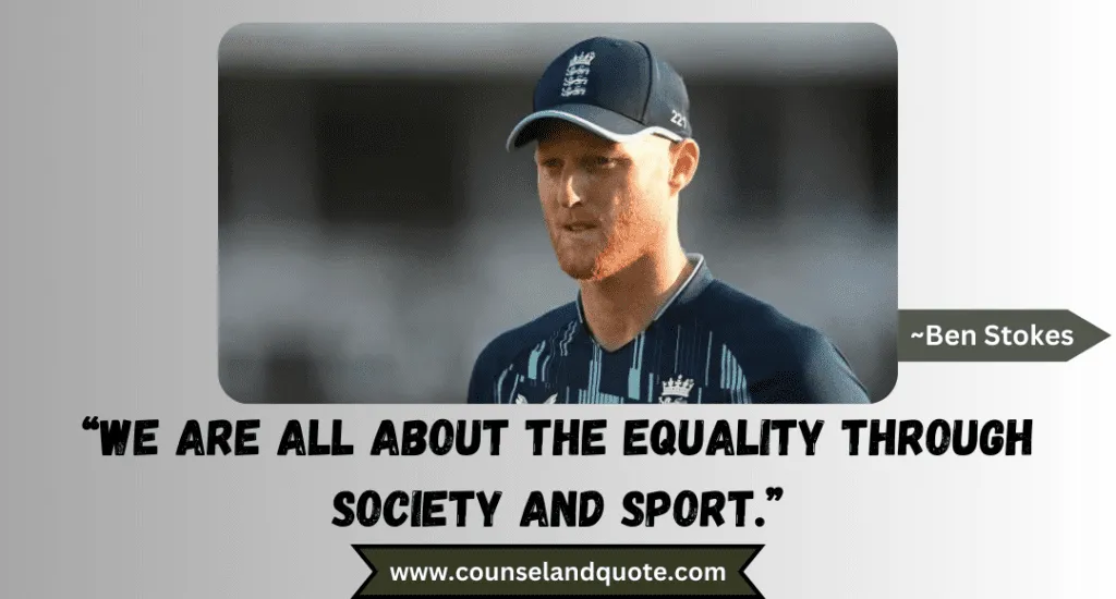 31 We Are All About The Equality Through Society And Sport.