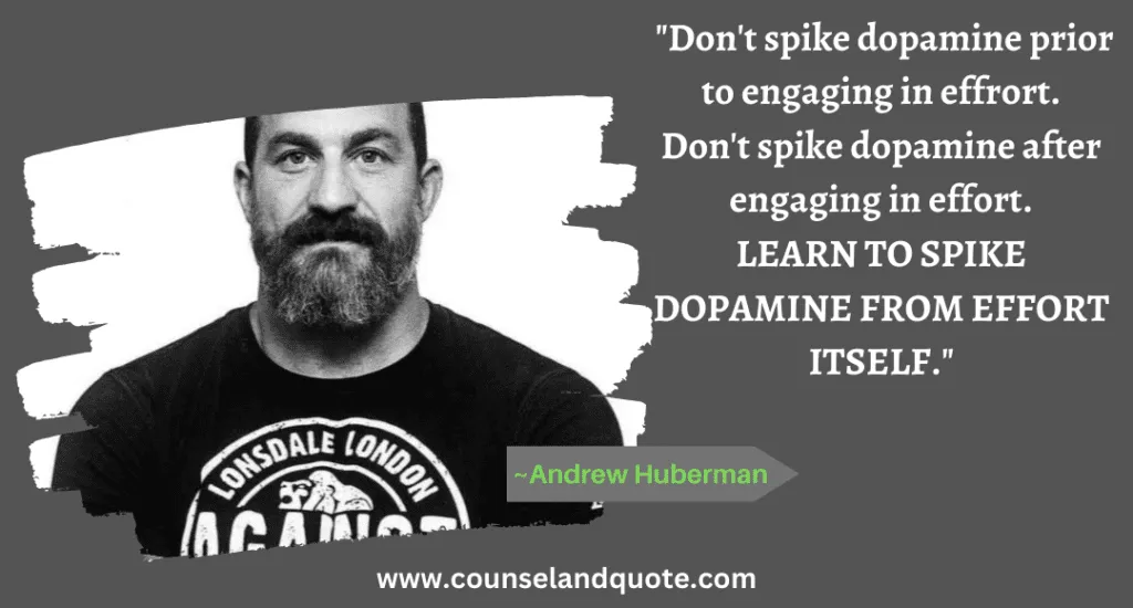 43 Don't spike dopamine prior to engaging in effrort