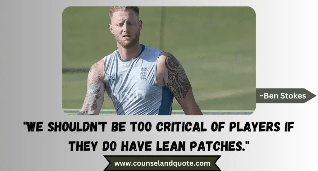 52 We Shouldnt Be Too Critical Of Players