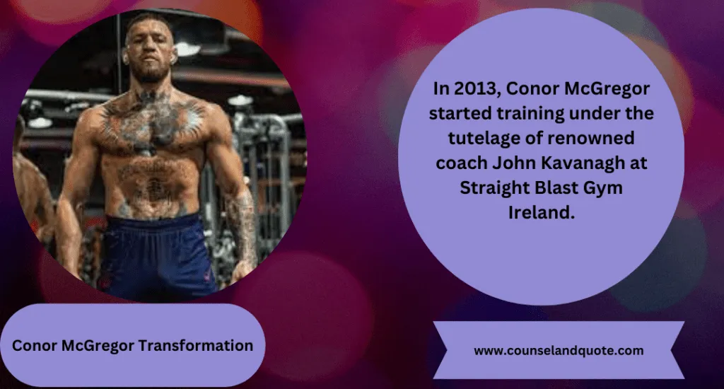 Conor McGregor Body Transformation 1
