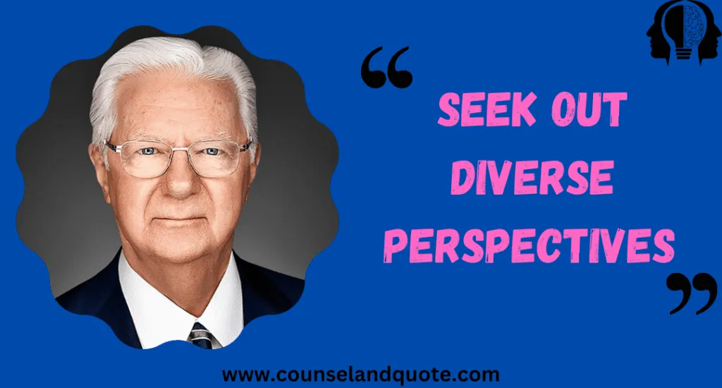 Seek Out Diverse Perspectives