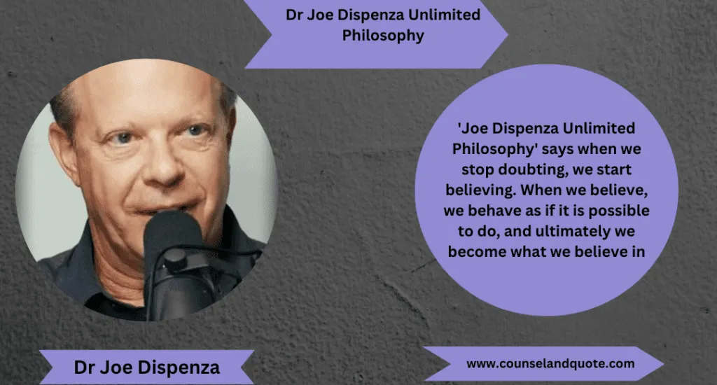 Dr Joe Dispenza Unlimited Philosophy A