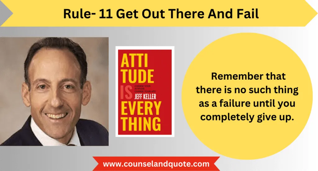 14 Get Out There And Fail
