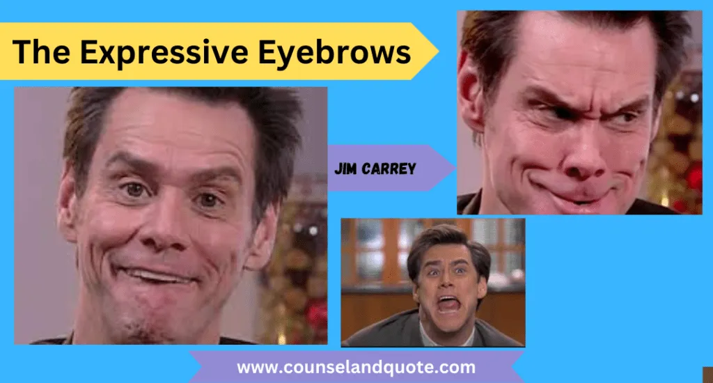 14 The Expressive Eyebrows Of Jim Carrey