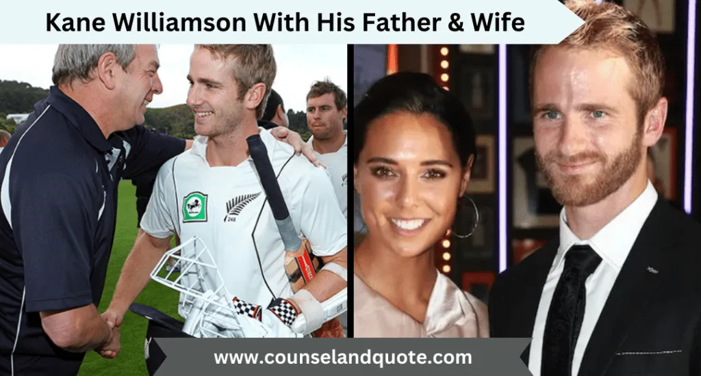 2 Kane Williamson Young With Father Wife