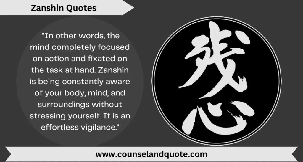 8 The Mind Is Completely Focused On Action