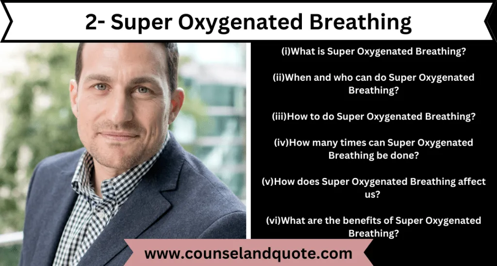 Super Oxygenated Breathing