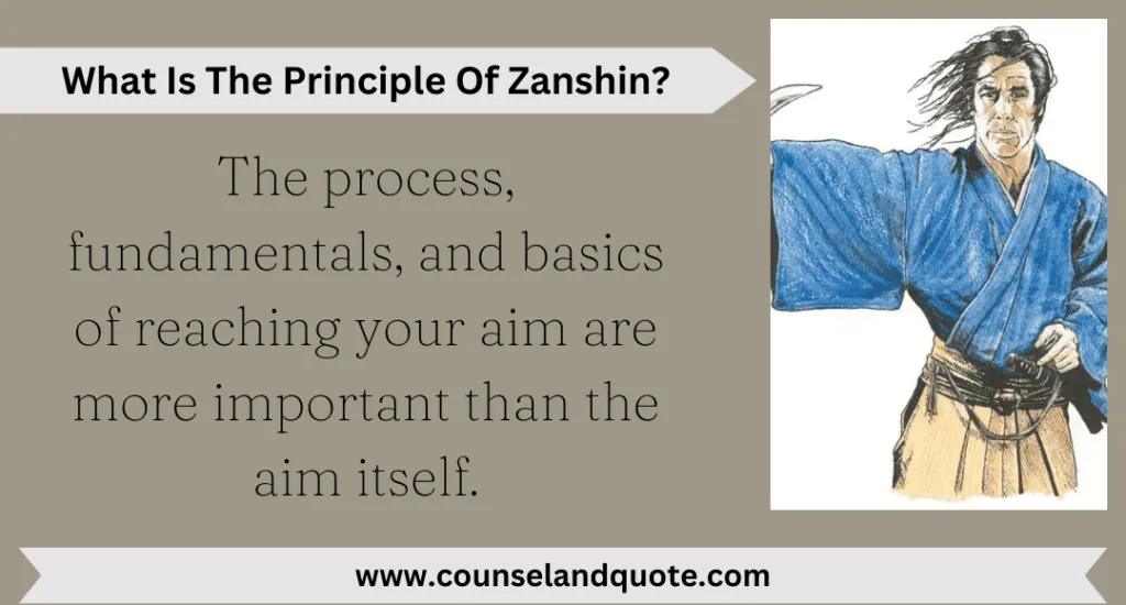 What Is The Principle Of Zanshin