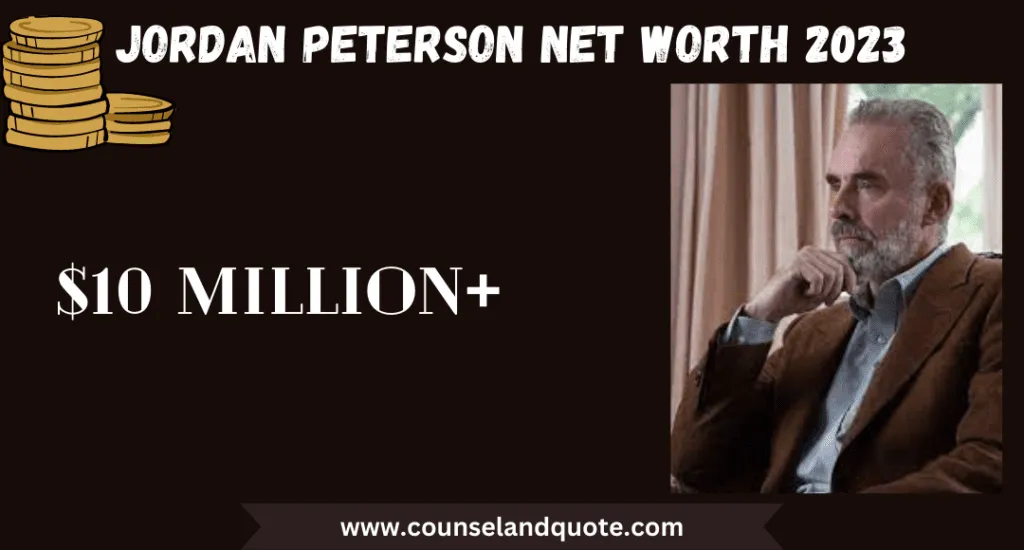 Jordan Peterson Net Worth 2023