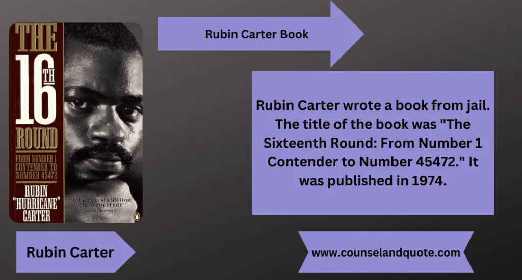 Rubin Carter Book The 16th Round 2