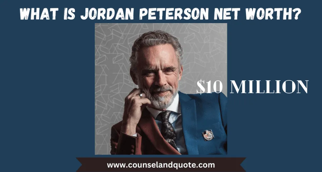 What Is Jordan Peterson Net Worth In 2023