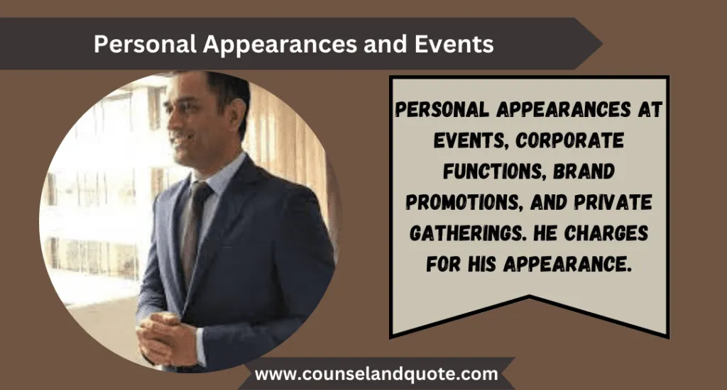 14 Personal Appearances And Events