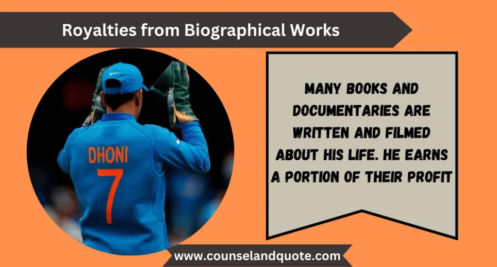 17 Royalties From Biographical Works