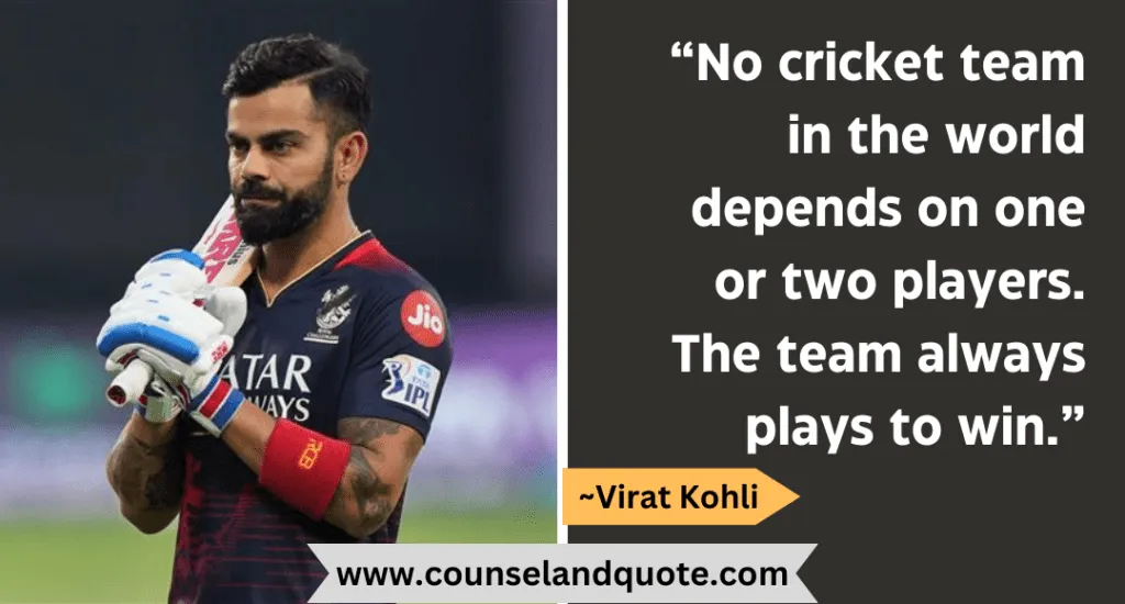 68 No Cricket Team In The World Depends On One Or Two Players