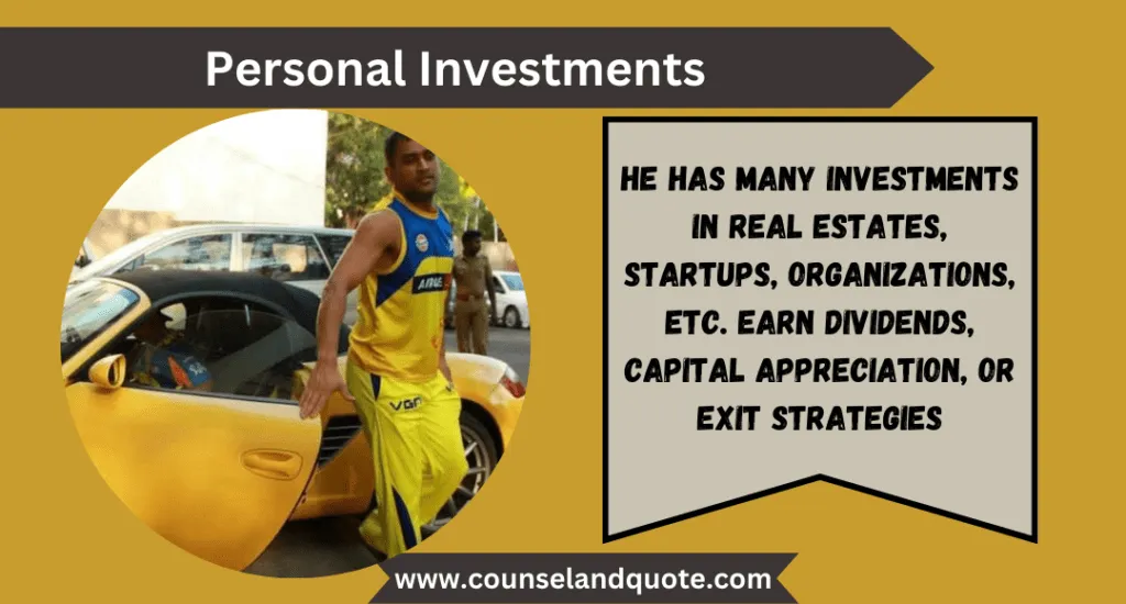8 Personal Investments