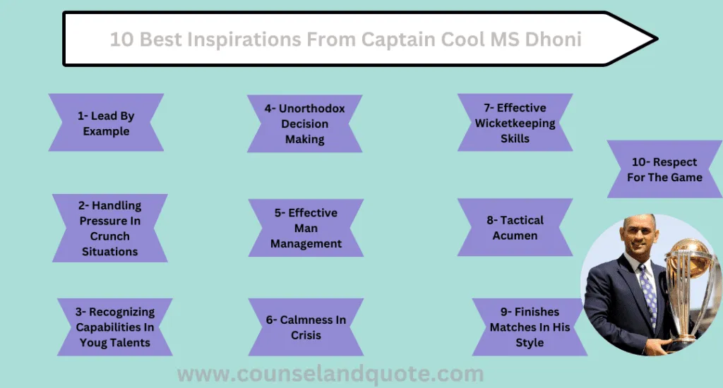 Inspirations From Captain Cool MS Dhoni 3