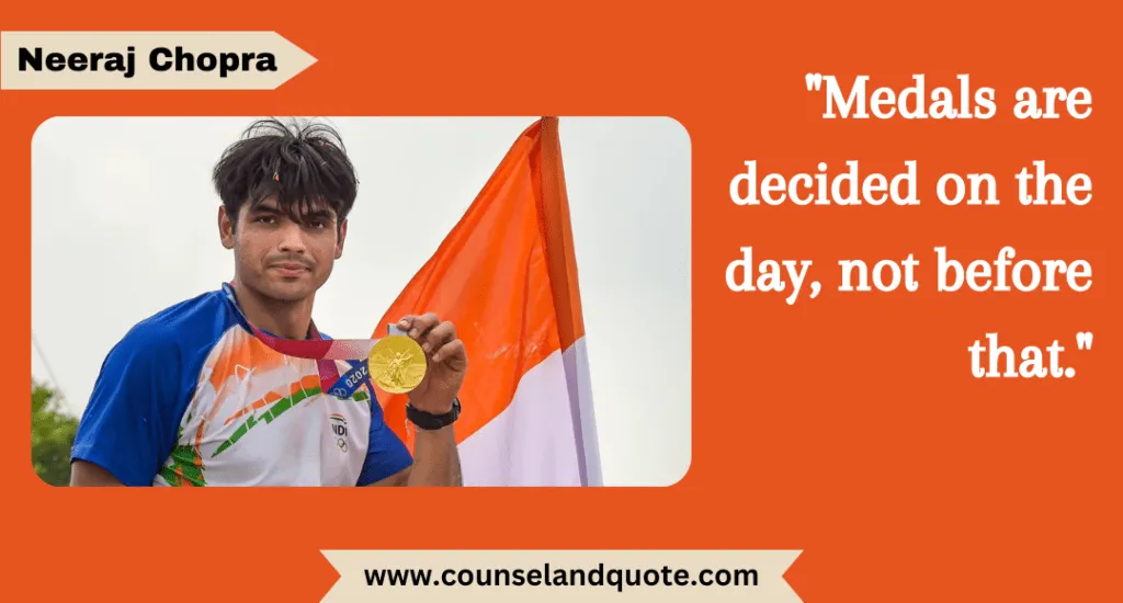 3 Medals Are Decided On The Day Not Before That