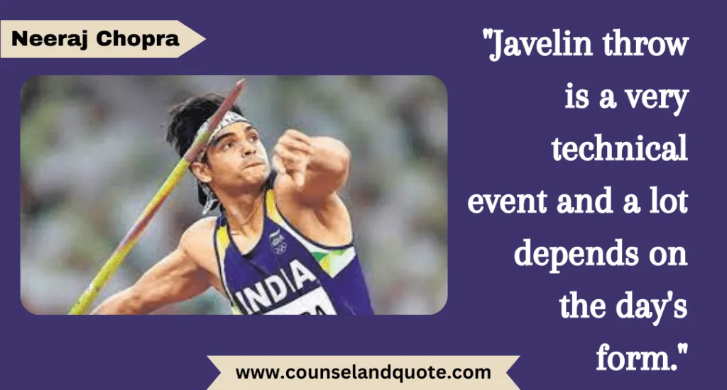 30 Javelin Throw Is A Very Technical Event