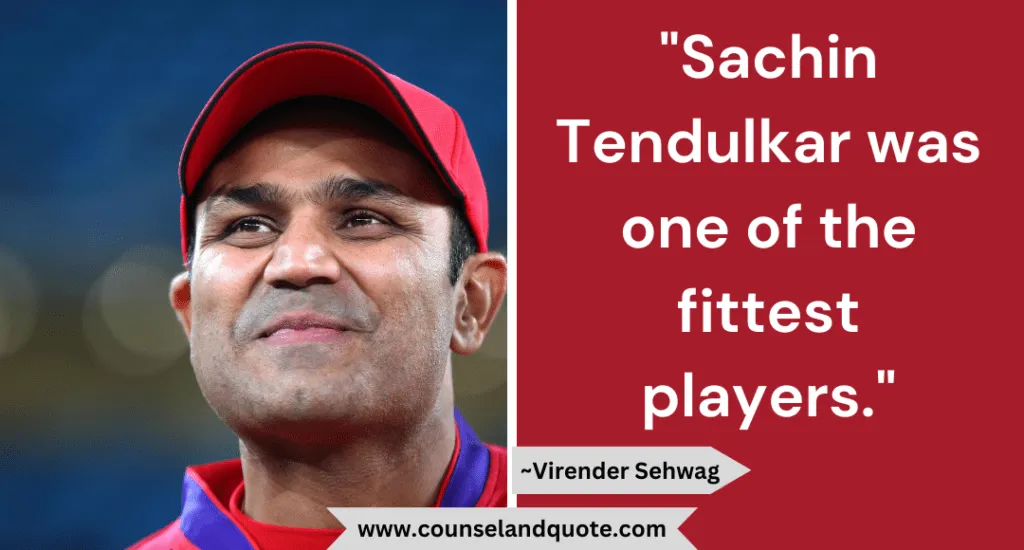 1 Sachin Tendulkar Was One Of The Fittest Players