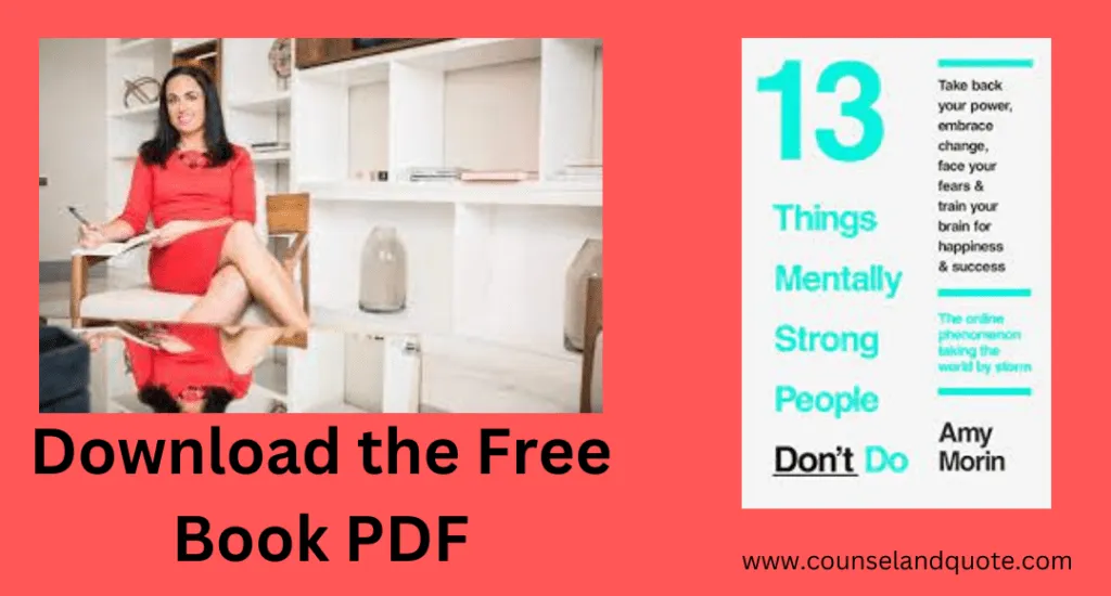 13 Things Mentally Strong People Dont Do Book PDF 5