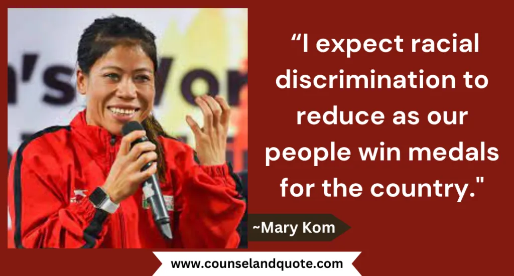 42 I Expect Racial Discrimination To Reduce As Our People Win Medals For The Country