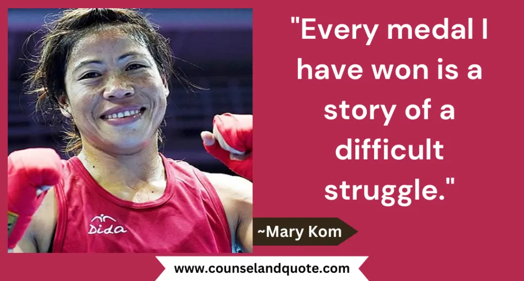 46 Every Medal I Have Won Is A Story Of A Difficult Struggle