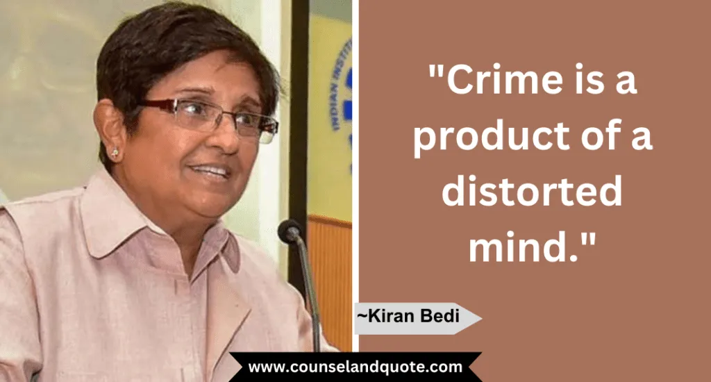 1 Crime Is A Product Of A Distorted Mind